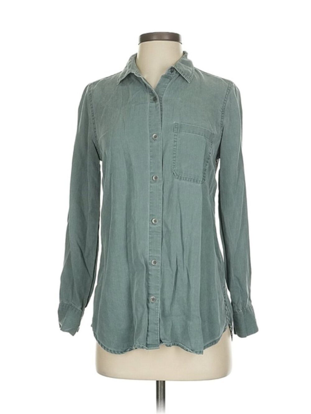 Old Navy Teal Long Sleeve Button Down Shirt
